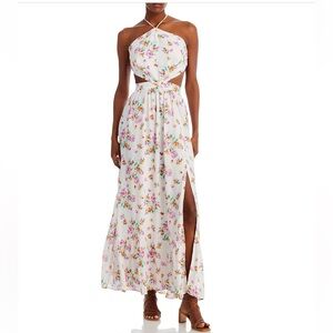 Floral Halter Dress XS